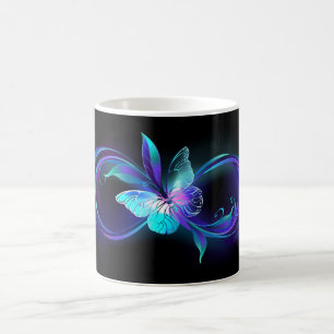 Mug Magique Infinité brillante avec papillon magique