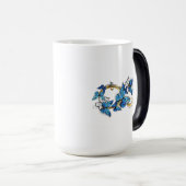 Mug Magique Infinité de papillons monarques (Devant droit)