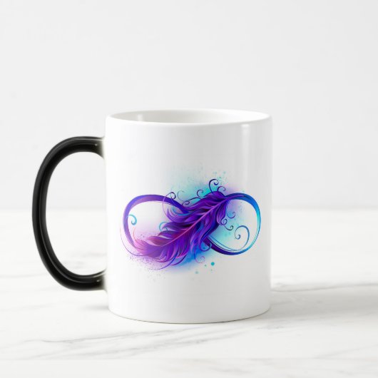 Mug Magique Infinity with Purple Feather (Gauche)