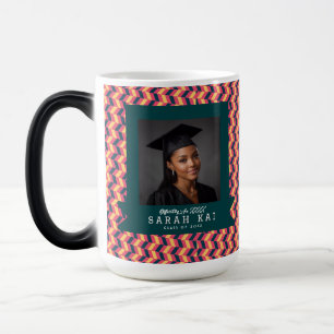 Mug Magique Infirmière certifiée à motif zigzag gras