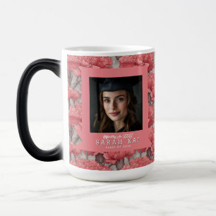 Mug Magique Infirmière certifiée au motif de œillet unique