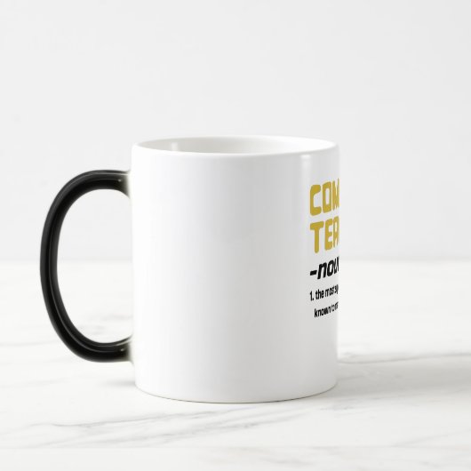 Mug Magique Informatique Enseignant L'Espèce La Plus Supérieur (Gauche)