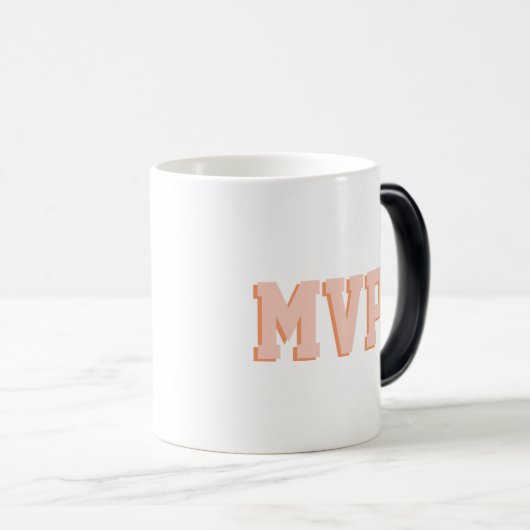 Mug Magique Initiales Monogrammes d'impression mûre modernes p (Devant droit)