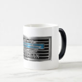 Mug Magique Insigne d'un vétéran de combat de la BCEI (Devant droit)