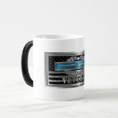Mug Magique Insigne d'un vétéran de combat de la BCEI (Devant gauche)