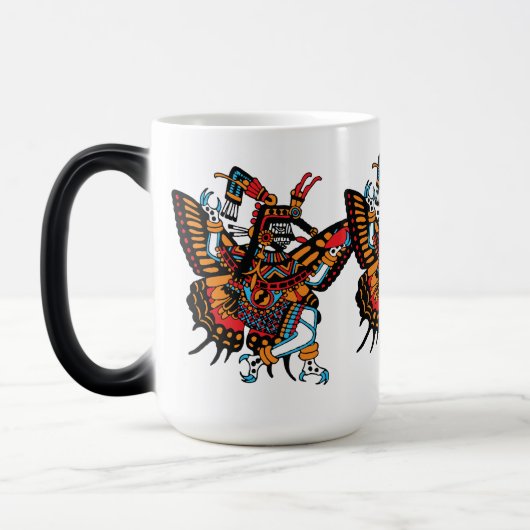 Mug Magique Itzpapalotl - Papillon d'Obsidienne Déesse des Éto (Gauche)