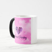Mug Magique J'adore la peinture au diamant (Devant gauche)
