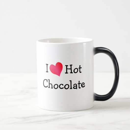 Mug Magique J'adore le chocolat chaud (Droite)
