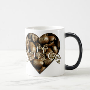 Mug Magique J'adore le coeur du café