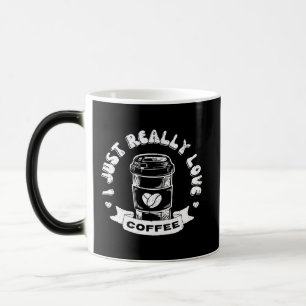Mug Magique J'adore vraiment le café