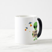 Mug Magique J'Ai Besoin D'Un Alien De L'Espace Cartoon Café Bl (Devant droit)
