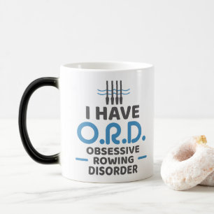Mug Magique J'ai le désordre obsédant d'aviron d'ORD - rameu