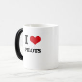 Mug Magique J'aime des pilotes (Devant gauche)