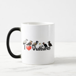 Mug Magique J'aime des vautours (l'Eurasie)