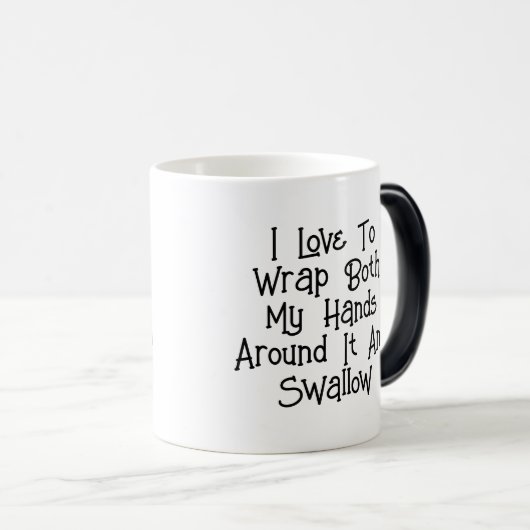 Mug Magique J'Aime Enrouler Les Deux Mains Autour De Moi Et Av (Devant droit)
