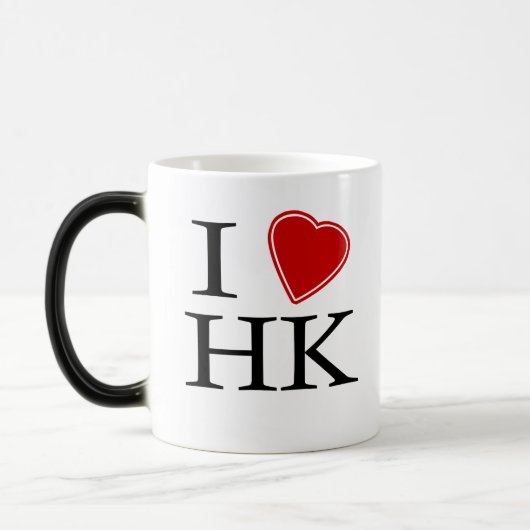 Mug Magique J'aime Hong Kong (Gauche)