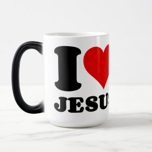 MUG MAGIQUE J'AIME JÉSUS