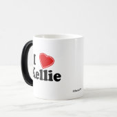 Mug Magique J'aime Kellie (Devant gauche)