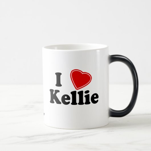 Mug Magique J'aime Kellie (Droite)