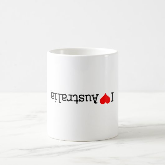 Mug Magique J'aime l'Australie (Centre)