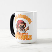 Mug Magique J'aime le baseball (Devant gauche)