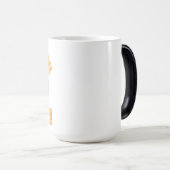 Mug Magique J'aime le baseball (Devant droit)