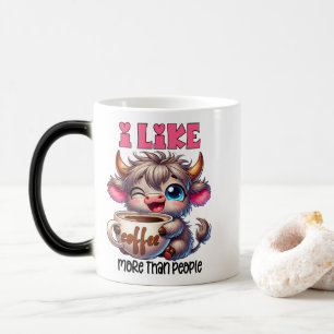 Mug Magique J'aime le café plus que les gens
