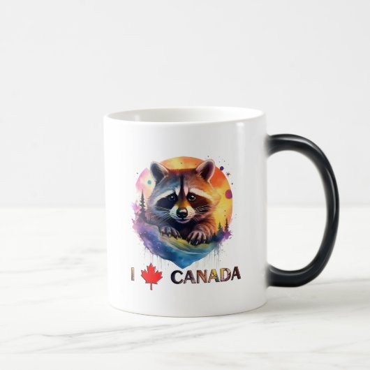 Mug Magique J'aime le Canada (Droite)