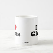 Mug Magique J'aime le Ghana (Centre)