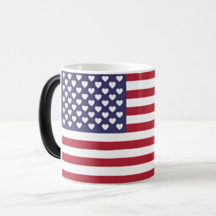 MUG MAGIQUE J'AIME LES ÉTATS-UNIS D'AMÉRIQUE