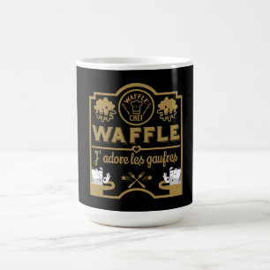Mug Magique J'aime les gaufres