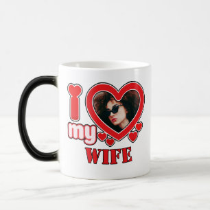 Mug Magique J'Aime Ma Femme Personnalisée