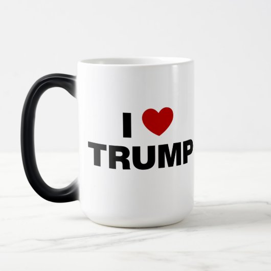 Mug Magique J'aime Trump (Gauche)