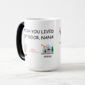 Mug Magique J'Aimerais Que Vous Aviez Vécu À Côté De La Boue D (Devant gauche)