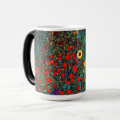 Mug Magique Jardin aux fleurs Gustav Klimt (Devant gauche)