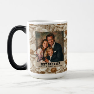 Mug Magique Jardin de Anémones d'Ivoire Fête des Pères Papa