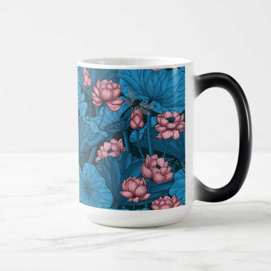 Mug Magique Jardin du lotus nocturne (Droite)