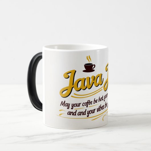 Mug Magique Java Joy (Devant gauche)