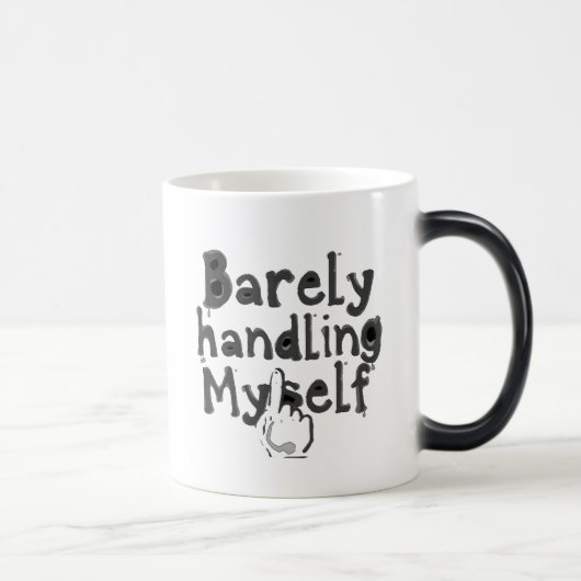 Mug Magique "Je gère à peine" (Droite)