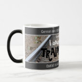 Mug Magique Je ne comprends que la gare - stupide allemand! (Gauche)