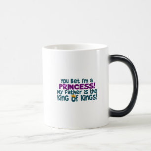 Mug Magique Je parie que je suis une princesse