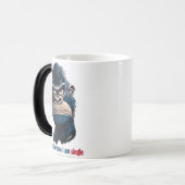 Mug Magique je pense donc que je suis célibataire (Devant gauche)