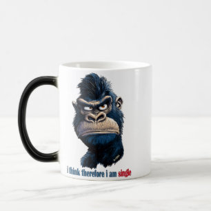 Mug Magique je pense donc que je suis célibataire