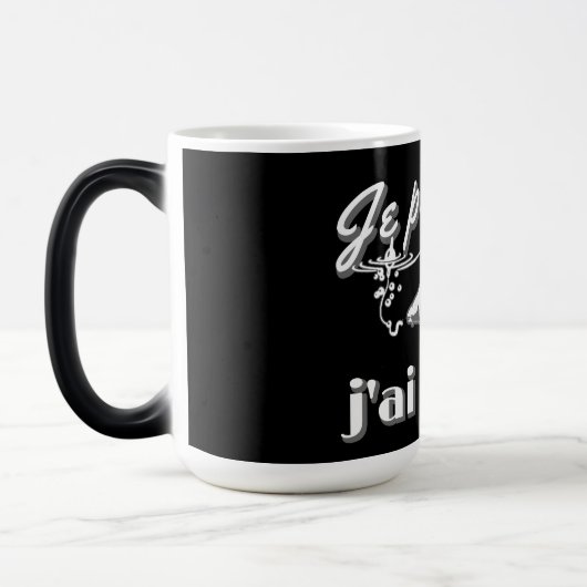 Mug Magique Je peux pas j'ai pêche à la carpe (Gauche)