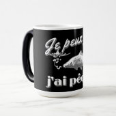 Mug Magique Je peux pas j'ai pêche à la carpe (Devant gauche)