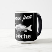 Mug Magique Je peux pas j'ai pêche à la carpe (Devant droit)