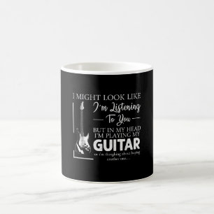 Mug Magique Je pourrais avoir l'air de vous écouter de la musi