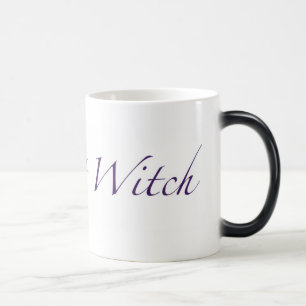 Mug Magique "Je suis cette sorcière" enrouler autour d'une tas