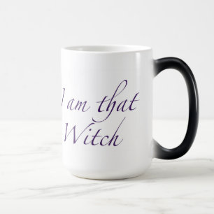 Mug Magique "Je suis cette sorcière" (la main gauche) Morphing