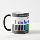 Mug Magique Je suis lourd dans l'ordre - transl stupide. Allem (Gauche)